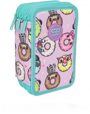 Penar echipat CoolPack Jumper 3, 46 piese, 3 fermoare, Happy donuts